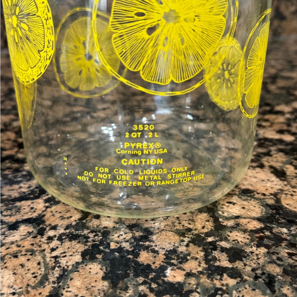 Pyrex Lemonade Pitcher - Picture 2 of 2